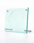 アクリルフレームCD/DVDディスプレイ（ガラス色）