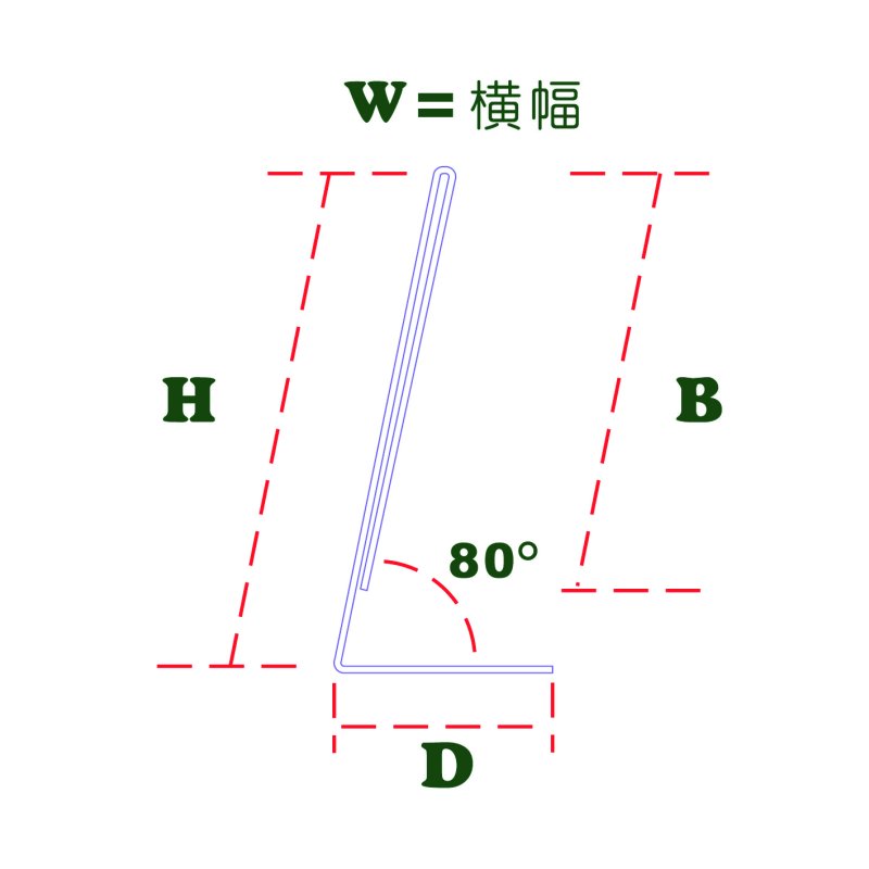 画像1: カード立て L型　L判サイズ縦　カードスタンド