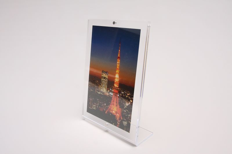 アクリルカードスタンド A6サイズ縦 アクリルカード立て